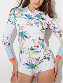 hesapli One-piece swimsuits-Kadın&amp;#39;s Temel Boho Straplez Beyaz Bandeau &amp;Ccedil;ocuk Bacak Tek Par&amp;ccedil;alılar Mayolar - Kuş Desen M L XL Beyaz / Sexy