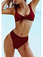 Solid Color Swimwear