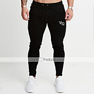 baratos -Homens Básico Tamanhos Grandes Diário Esportes Delgado / Oversized Calças Esportivas Calças - Sólido Vinho Khaki Cinza Claro XL XXL XXXL