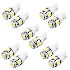 10pcs T10 Bilar Glödlampor 5 W SMD 5050 240 lm 5 Blinkers For Universell 10pcs T10 Bilar Glödlampor 5 W SMD 5050 240 lm 5 Blinkers For Universell