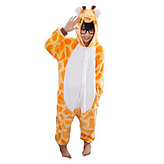 Crianças Pijamas Kigurumi Girafa Pijamas Macacão Flanela Tosão Laranja Cosplay Para Meninos e meninas Pijamas Animais desenho animado Festival / Celebração Fantasias Crianças Pijamas Kigurumi Girafa Pijamas Macacão Flanela Tosão Laranja Cosplay Para Meninos e meninas Pijamas Animais desenho animado Festival / Celebração Fantasias