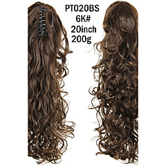 Code Capelli sintetici Pezzo di capelli Estensione capelli Riccio Code Capelli sintetici Pezzo di capelli Estensione capelli Riccio