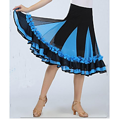 Klasični plesovi Donji Žene Seksi blagdanski kostimi Spandex Aplikacije / Drapirano Bez rukávů Sudačko Suknja Klasični plesovi Donji Žene Seksi blagdanski kostimi Spandex Aplikacije / Drapirano Bez rukávů Sudačko Suknja