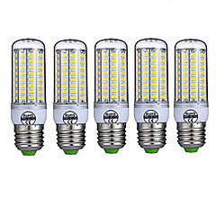 5pcs 10W 980lm E26 / E27 LED-lampa T 72 LED-pärlor SMD 5730 Dekorativ Varmvit Kallvit 220-240V 5pcs 10W 980lm E26 / E27 LED-lampa T 72 LED-pärlor SMD 5730 Dekorativ Varmvit Kallvit 220-240V