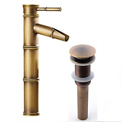 Faucet Set - Waterfall Antique Copper Centerset Single Handle One Hole Faucet Set - Waterfall Antique Copper Centerset Single Handle One Hole
