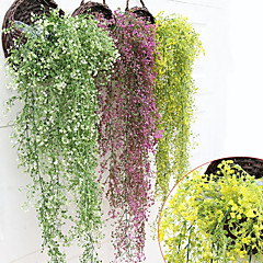 Flores artificiais 1 Ramo Pastoril Estilo Plantas Cesto Flor Flores artificiais 1 Ramo Pastoril Estilo Plantas Cesto Flor