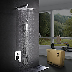 Shower Faucet - Modern / Contemporary Chrome Shower System Ceramic Valve / Brass Shower Faucet - Modern / Contemporary Chrome Shower System Ceramic Valve / Brass