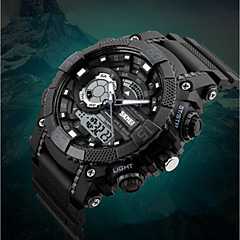 SKMEI Hombre Chico Reloj Deportivo Reloj digital Digital Cuero Sintético Acolchado Negro 50 m Resistente al Agua Calendario Cronómetro Analógico-Digital Lujo Casual Moda - Naranja Gris Azul SKMEI Hombre Chico Reloj Deportivo Reloj digital Digital Cuero Sintético Acolchado Negro 50 m Resistente al Agua Calendario Cronómetro Analógico-Digital Lujo Casual Moda - Naranja Gris Azul