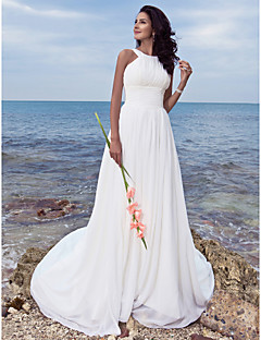 Little White Dress Wedding Dresses Search Lightinthebox A Line Jewel Neck Sweep Brush Train Chiffon Made To Measure Wedding Dresses With D Ruched By Lan Ting Bride Beach Destination Little White