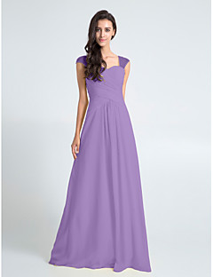 Bridesmaid Dresses Online For 2018 Bridesmaid Dresses Sheath Column Queen Anne Floor Length Chiffon Dress With Criss