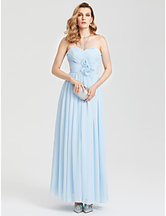 Ankle Length Wedding Guest Dresses Search Lightinthebox A Line Sweetheart Neckline Ankle Length Chiffon Open Back Prom Formal Evening Dress With Ruched Flower Pleats By Ts Couture