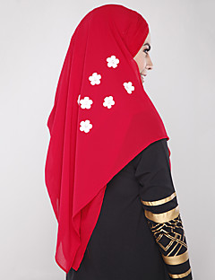 cheap Ethnic &amp; Cultural Costumes-Ethnic/Religious Hijab / Khimar Abaya Arabian Dress Women's Festival / Holiday Halloween Costumes Black Beige Gray Red Blue Color Block