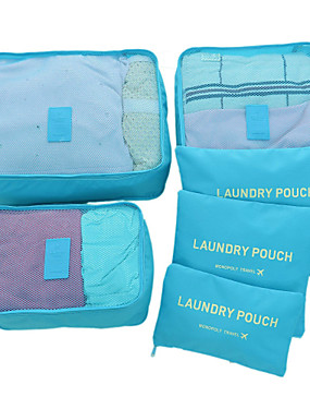 baratos Brinquedos &amp; Hobbies-6 conjuntos Bolsa de Viagem / Organizador de viagens / Organizador de Mala Grande Capacidade / Prova-de-Água / Ultra Leve (UL) Tecidos não Tecelados Viagem / Durável