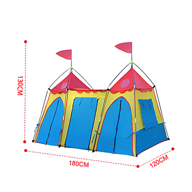 3-4 persons Single Camping Tent One Room Fold Tent Well-ventilated