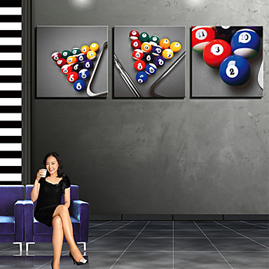 Stretched Canvas Art Still Life Bowling Ball Set of 3 709348 2018 – $85.99