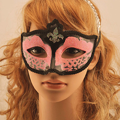 Alluring Girl Half Face Plastic Halloween Mask 785354 2018 – $6.99
