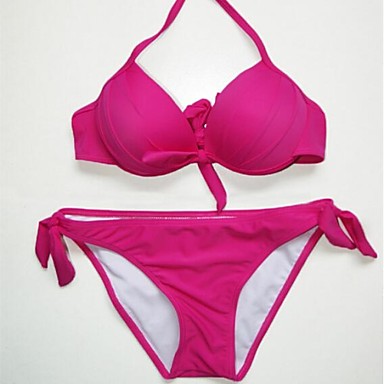 Hou&Tong® Women Sexy Candy Color Swimwear Bikini 1525587 2018 – $17.95