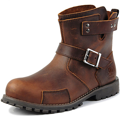 Men's Shoes Leather Fall / Winter Comfort / Cowboy / Western Boots / Combat Boots Boots 15.24-20.32 cm / 20.32-25.4 cm / Booties / Ankle Boots Brown / Party & Evening / Mid-Calf Boots Men's Shoes Leather Fall / Winter Comfort / Cowboy / Western Boots / Combat Boots Boots 15.24-20.32 cm / 20.32-25.4 cm / Booties / Ankle Boots Brown / Party & Evening / Mid-Calf Boots