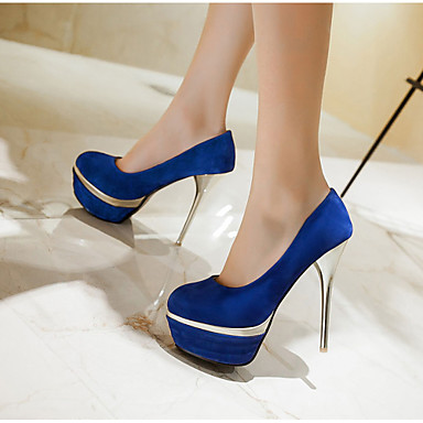 Women's Spring Summer Fall Leatherette Wedding Dress Party & Evening Stiletto Heel Black Fuchsia Blue Women's Spring Summer Fall Leatherette Wedding Dress Party & Evening Stiletto Heel Black Fuchsia Blue
