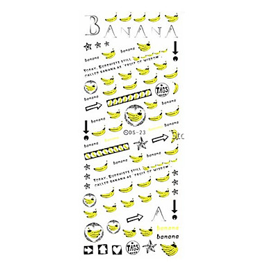 2pcs Nail Diy Art Tips Decoration Sticker Nails Wraps Styling