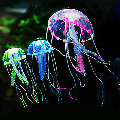 Decoración de Acuario Medusa Artificial Silicona 5531826 2018 – $5.99