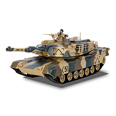 baratos Drones &amp; Rádio Controle-HUANQI 781 Tanque Carro com CR Pronto a usar Controle Remoto / Tanque / Manual Do Usuário