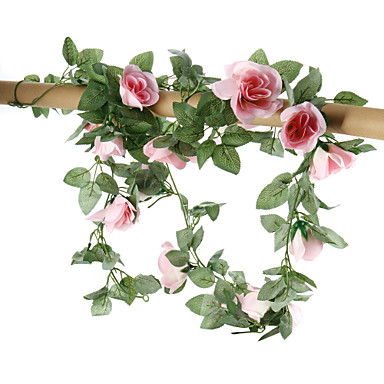 Artificial Flowers 1 Branch Modern Style Roses Tabletop Flower 2870636 ...