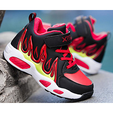 shoes for boys in red colour