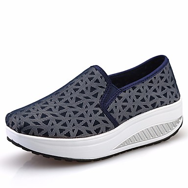 Women's Shoes Tulle Spring Comfort Loafers & Slip-Ons Creepers Closed Toe Dark Blue / Gray Women's Shoes Tulle Spring Comfort Loafers & Slip-Ons Creepers Closed Toe Dark Blue / Gray