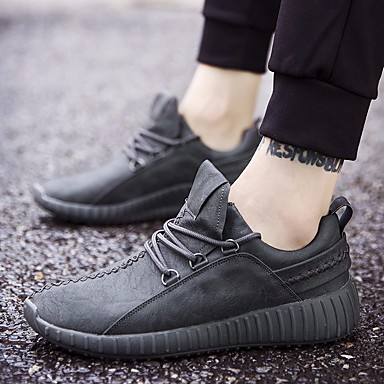 Men's Shoes PU(Polyurethane) Fall Comfort Sneakers Black / Gray / Brown Men's Shoes PU(Polyurethane) Fall Comfort Sneakers Black / Gray / Brown