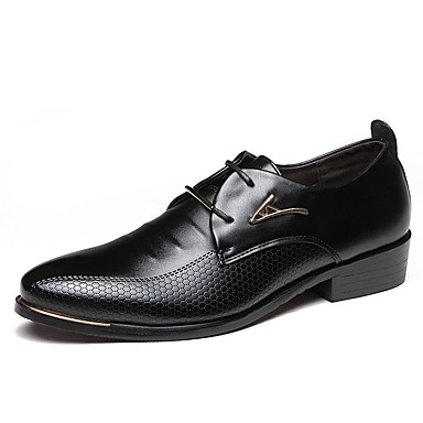 Men's Shoes PU(Polyurethane) Fall Comfort Oxfords Black / Brown Men's Shoes PU(Polyurethane) Fall Comfort Oxfords Black / Brown