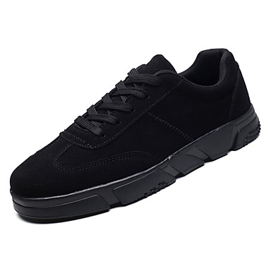 Men's Shoes Suede Fall Comfort Sneakers White / Black / Black / White Men's Shoes Suede Fall Comfort Sneakers White / Black / Black / White