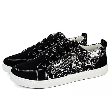 Men's Shoes Suede Spring Comfort Sneakers Black / Dark Blue Men's Shoes Suede Spring Comfort Sneakers Black / Dark Blue
