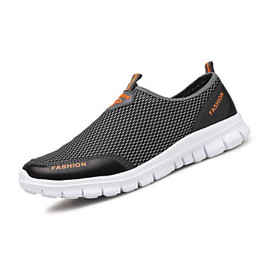 Men's Shoes Mesh Summer Comfort Athletic Shoes Walking Shoes Gray / Brown / Blue Men's Shoes Mesh Summer Comfort Athletic Shoes Walking Shoes Gray / Brown / Blue