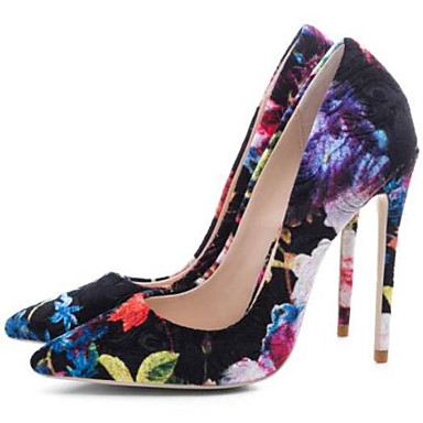 Women's Shoes Suede Spring Comfort Heels Stiletto Heel Rainbow / Party & Evening Women's Shoes Suede Spring Comfort Heels Stiletto Heel Rainbow / Party & Evening