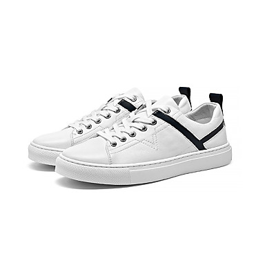 Men's Shoes Nappa Leather Spring Comfort Sneakers Red / Blue Men's Shoes Nappa Leather Spring Comfort Sneakers Red / Blue