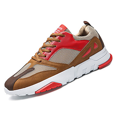 Men's Shoes Mesh Spring Comfort Athletic Shoes Running Shoes Black / Yellow Men's Shoes Mesh Spring Comfort Athletic Shoes Running Shoes Black / Yellow