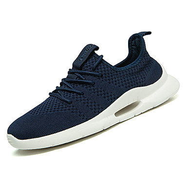 Men's Shoes Mesh Spring Comfort Athletic Shoes Walking Shoes White / Black / Blue Men's Shoes Mesh Spring Comfort Athletic Shoes Walking Shoes White / Black / Blue