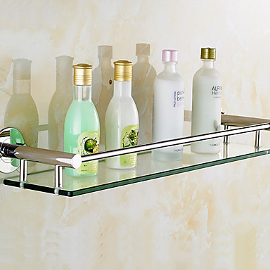 Bathroom Shelf New Design Cool Modern Gles Metal 1pc Single Bathroom Shelf New Design Cool Modern Gles Metal 1pc Single Wall Mounted