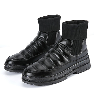 Homme Bottes de Combat Microfibre / Polyuréthane Hiver / Automne hiver Décontracté Bottes Garder au chaud Bottes Mi-mollet Noir / Marron Homme Bottes de Combat Microfibre / Polyuréthane Hiver / Automne Automne Automne hiver Décontracté Bottes Garder au chaud Bottes Mi-mollet Noir / Marron 45164c