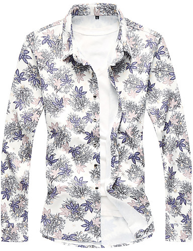 men's chinoiserie cotton slim shirt