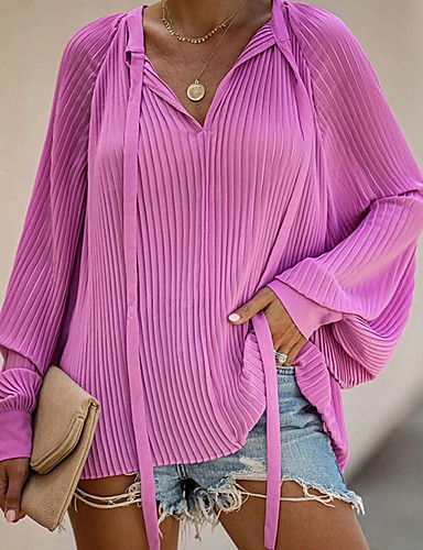 Women’s Pastel Purple Slub Jersey Top – Soft & Stylish | Boer & Fitch main image 1